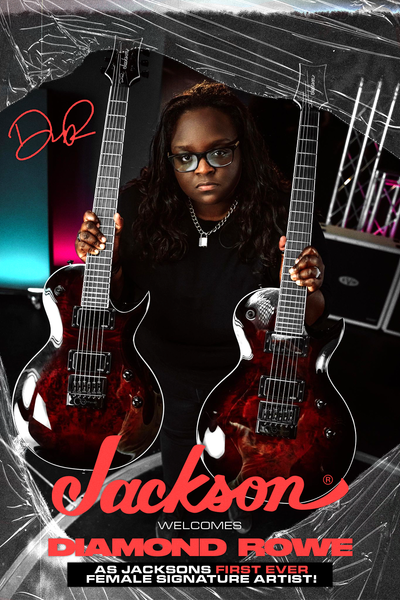 DIAMOND ROWE JACKSON SIGNATURE GUITAR